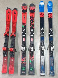 Sci SL Atomic 124, Rossignol 135 GS Dynastar 143