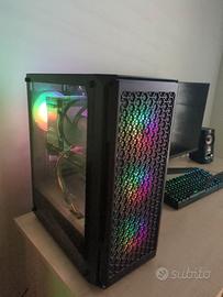PC (i5, 16GB, 1TB, RTX4060) monitor e altoparlanti