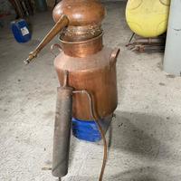 Alambico per distillazione grappa