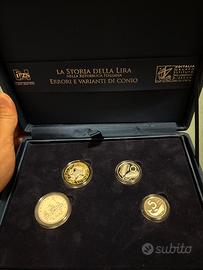 Set Monete Lire Argento IPZS con Certificato