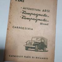 Catalogo Parti di Ricambio Fiat Campagnola AR51