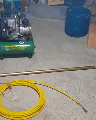 compressore per abbacchiatore raccolta olive
