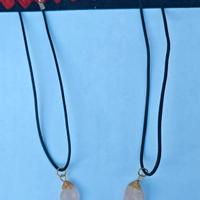 2 Collane quarzo rosa