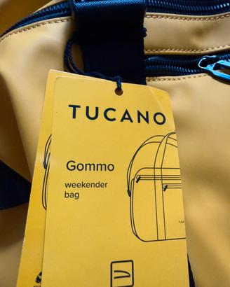 Borsone-zaino Tucano weekender giallo
