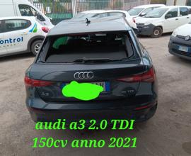 Audi A3 sportback 3.5 TDI INCIDENTATA SINISTRATA M