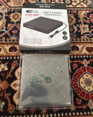 DVD-RW esterno USB 3.0 + USB-C