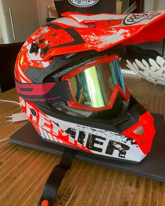 Casco premier da cross