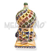 LAMPADA ETNICA CERAMICA COLORI VARI FONDO ROSATO