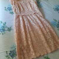 vestito in pizzo macramè 