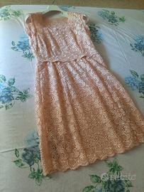 vestito in pizzo macramè 
