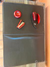 Set da scrivania vintage con sottomano