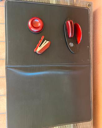 Set da scrivania vintage con sottomano