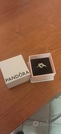 Anello Pendora a Cuore annodato in argento