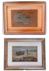 Catarsini 1968 -Marina 48X38 con dedica autografa