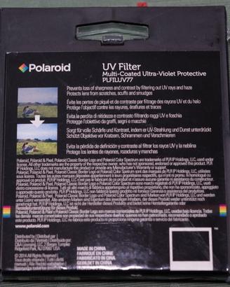 Filtro UV Polaroid 77mm – Protezione e qualità