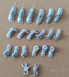 Soldatini scala 1:76, WWII, USA, D-Day