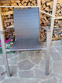 Sedia da giardino veranda