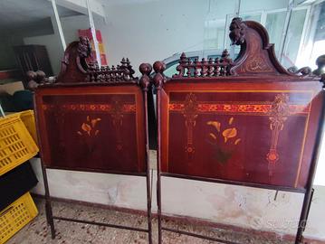 Letto antico fine 800