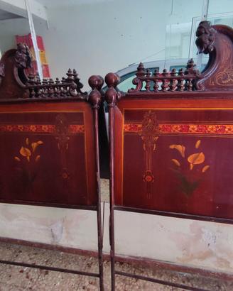 Letto antico fine 800