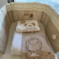 Kit paracolpi per lettino coperta e piumino