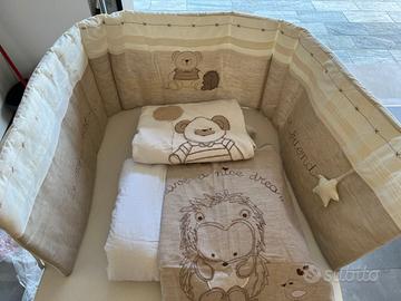 Kit paracolpi per lettino coperta e piumino