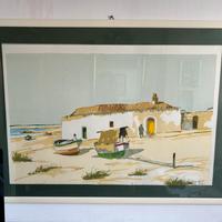 Quadri , litografie marine