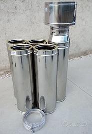 Tubo acciaio coibentato canna fumaria da 250
