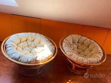 Poltrone in rattan maxi