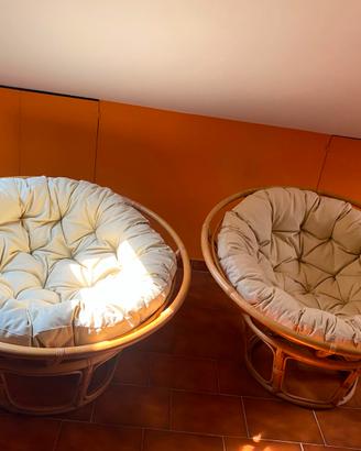 Poltrone in rattan maxi