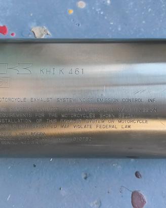 Scarico originale Kawasaki Z750