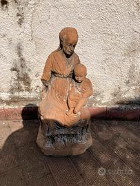 Statua terracotta antica