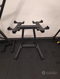 Rastrelliera per manubri componibili