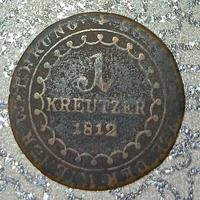 Austria, Francesco I,1 kreuzer 1812