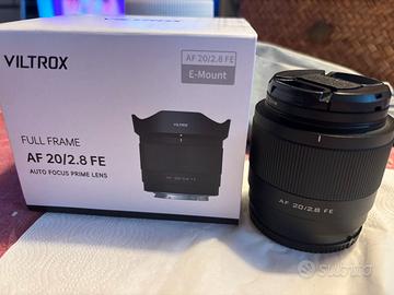 VILTROX 20mm f2.8 FE, AF Full Frame sony e-mount