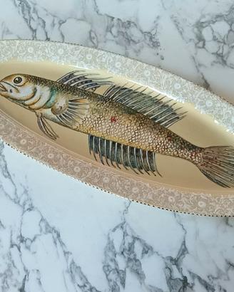 Molaroni grande piatto ovale in ceramica
