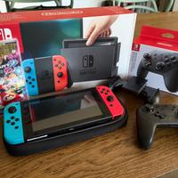 Nintendo Switch + Mario Kart 8 + accessori