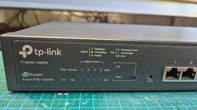 TP-Link T1500G-10MPS Switch Gigabit 8 PoE+ 116W