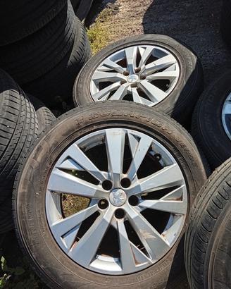 Serie cerchi in lega peugeot 3008 del 2015