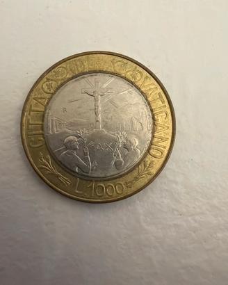 1000 lire citta del vaticano