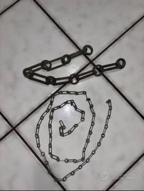Coppia di Catene in ottone per lampadari