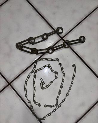 Coppia di Catene in ottone per lampadari