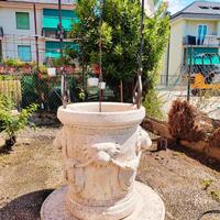 pozzo con leoni per giardino 