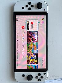 Nintendo switch oled bianca