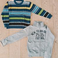 set felpa e maglia bambini 7-8 anni