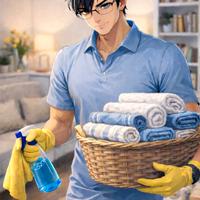 Pulizie e riordino ambienti domestici