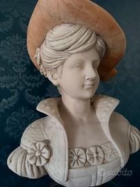 Busto Donna "Belle Époque" - Marmi Policromi