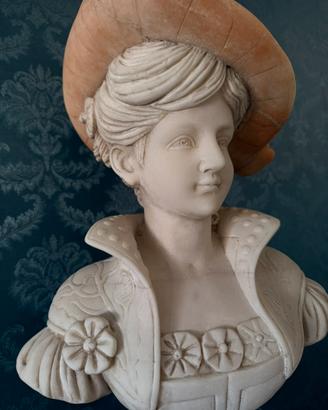 Busto Donna "Belle Époque" - Marmi Policromi