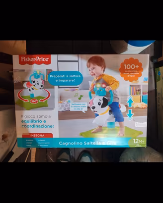 Fisher price cagnolino saltella e gira.