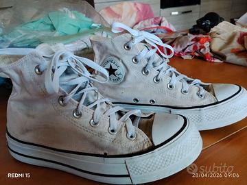 converse bianche