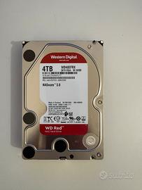 Hard Disk Western Digital WD Red 4tb NUOVO!